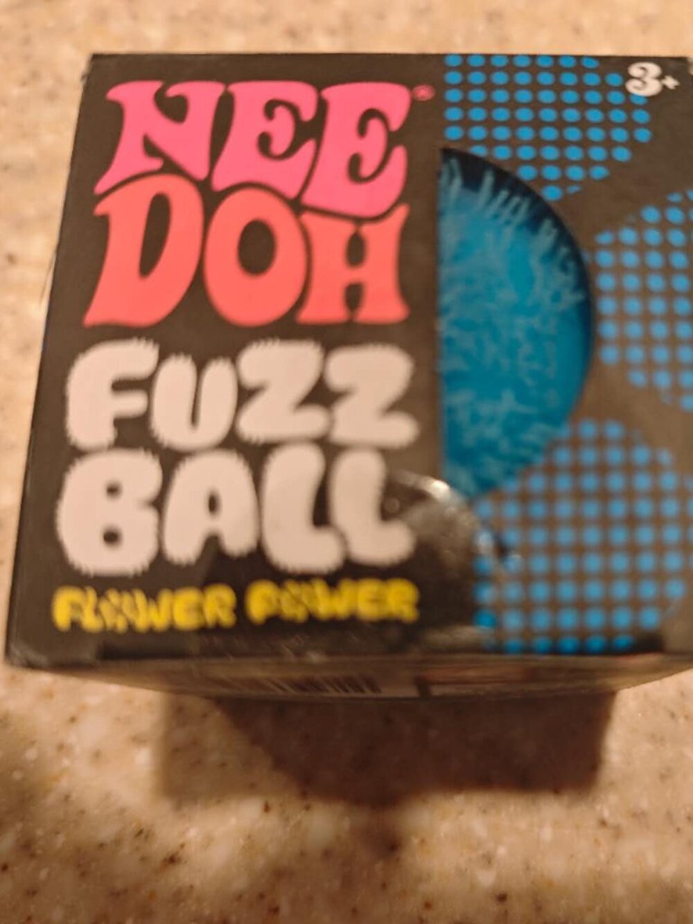 NeeDoh Fuzz Ball Flower Power Novelty Fidget - Blue